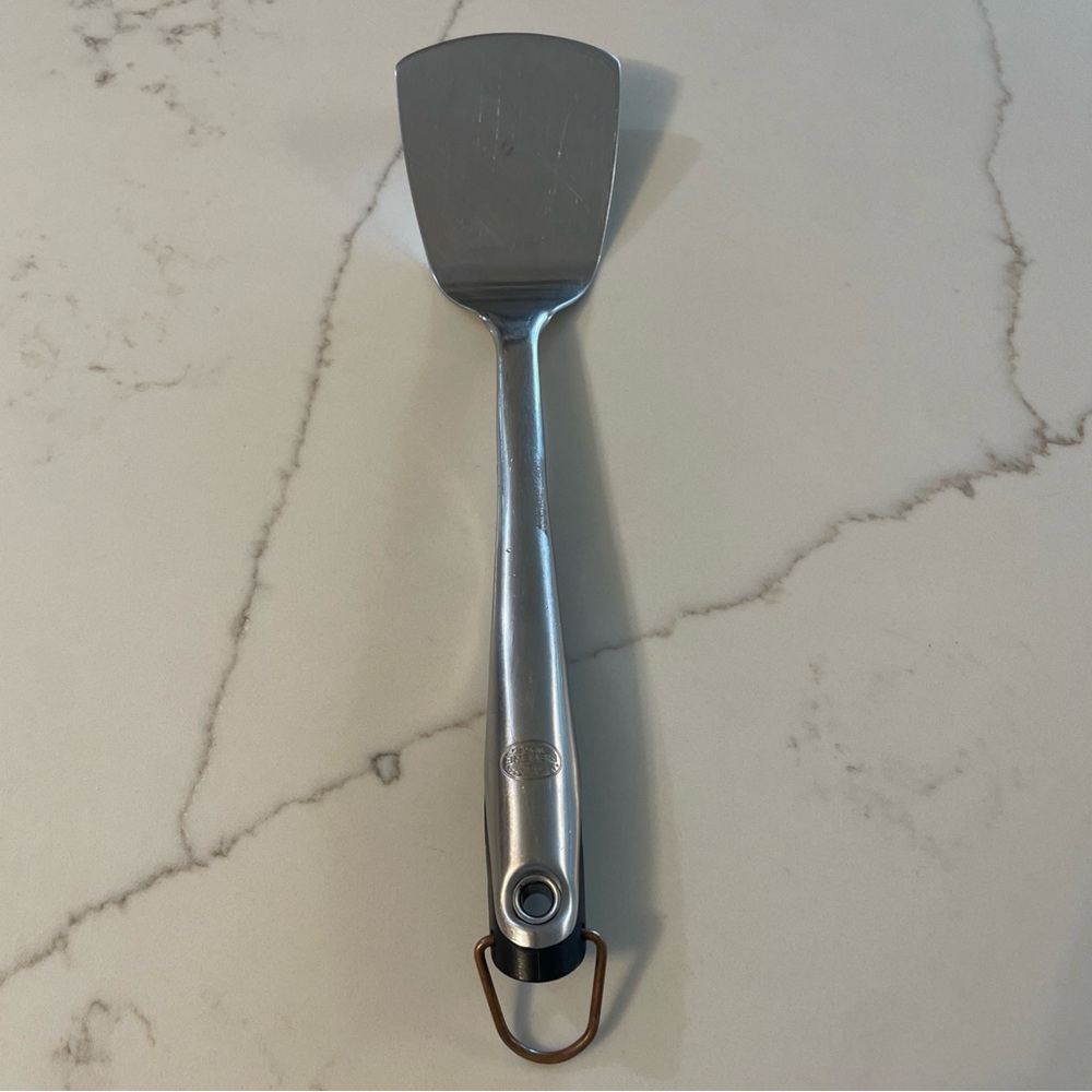 Vintage Revere Ware 13.5 Stainless Steel Spatula - Silver heavy duty